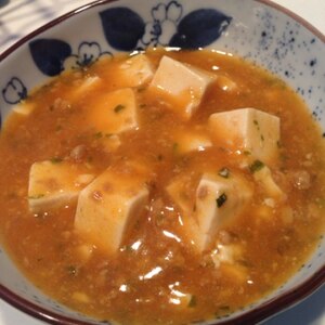 家にある調味料で！辛くないこくうま麻婆豆腐